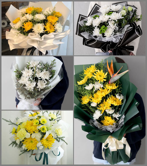 贵州六盘水盘县石桥镇水洞坪村白事花束代送